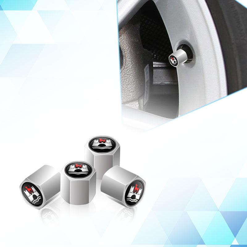 W1224Pcs Car Wolfsburg Badge Wheel Tires Valve Caps Tyre Valve Stem Covers For VW Volkswagen Touareg Tiguan Golf MK4 MK5 MK6 MK7