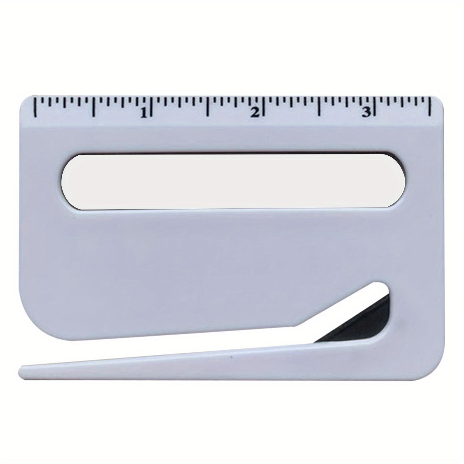 1 шт. 3 в 1 лупа-нож для вскрытия писем, градуированный нож для вскрытия писем, линейка-нож для вскрытия писем, градуированный конверт белый
