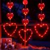 Creative Valentine Day LED String Lights Beautiful Suction Cup Atmosphere Light  Wedding