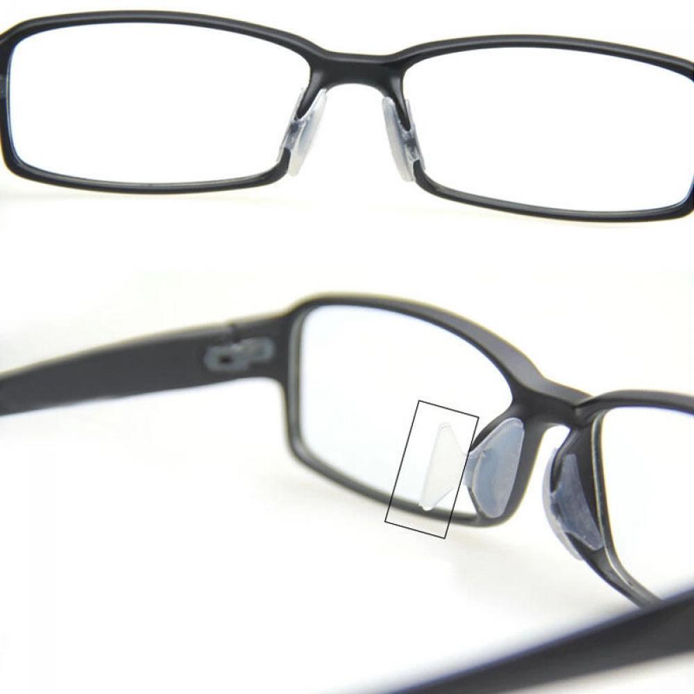 5pairs Useful Sunglass Spectacles Silicone Nose Pad Anti-Slip Stick on