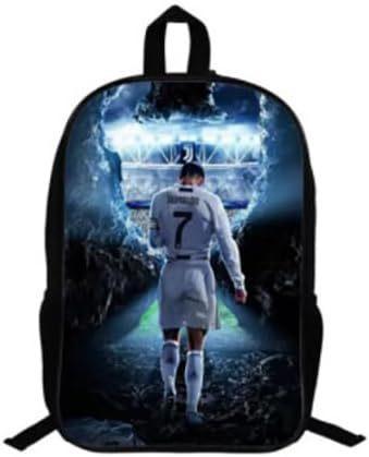 Football Schoolbag Surrounding Primary And Secondary School Students Backpack Miami International Player Backpack Single-Layer Bag