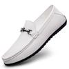 Men's Breathable Slip-on Leather Driving Shoes - Soft Sole, Small & Large Sizes Available