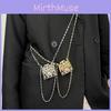 Street Style Mini Metal Chain Crossbody Bag With Diamond Embellishments For Daily Use