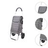 Folding Trolley Cart with Removable Bag Hand Truck for Groceries Travel Home Lozenge