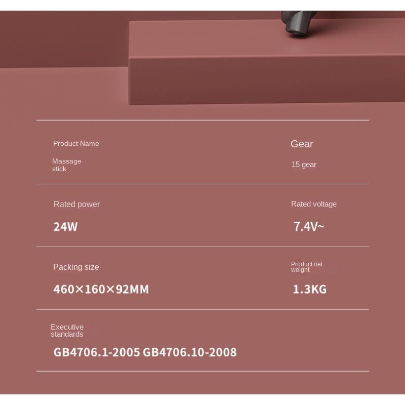 Massage Stick Handheld Electric Beating Shoulder Cervical Spine Waist Back Meridian Vibration Massager