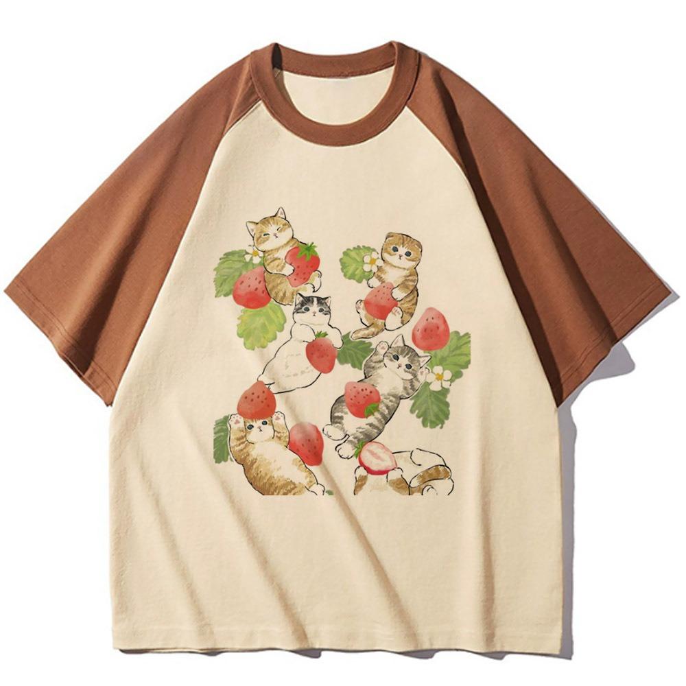 

Strawberry Tee women funny Tee female 2000s clothes M