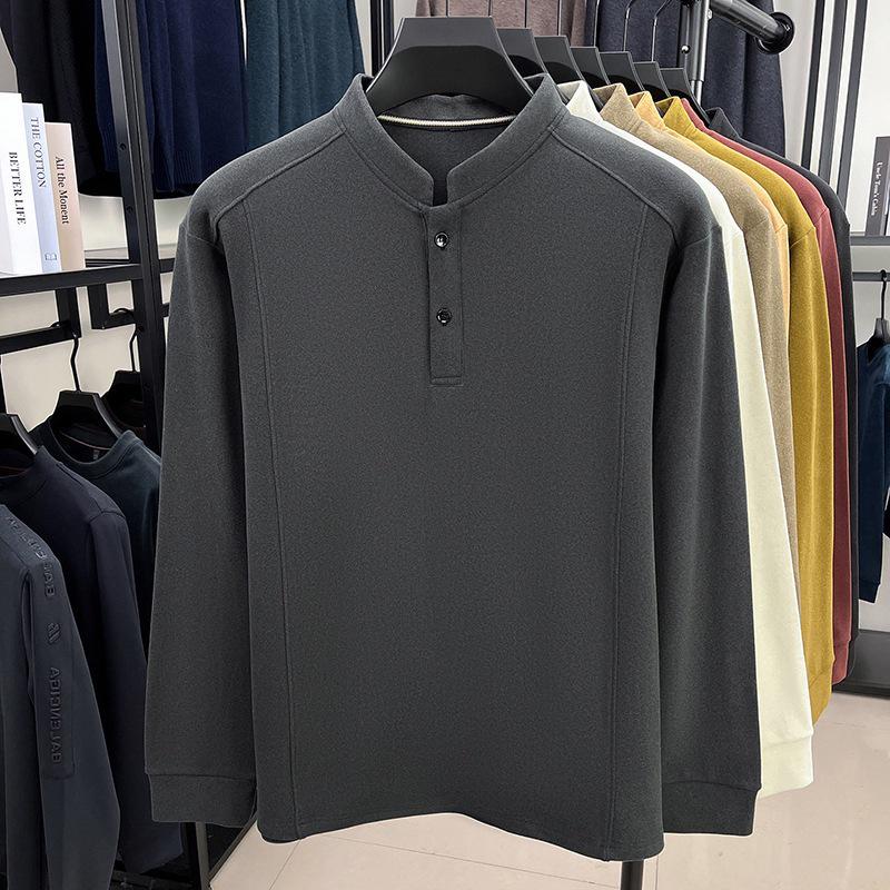 

Men s Cationic Double-Sided Plush Stand Collar Warm Hoodie (Autumn/Winter 2025) 4XL