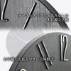 Wall clock Black Hanging Silent Analog Wood grain dial Antique Nordic Stylish Cute
