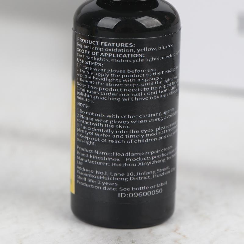 All in One Car Headlight Polishing Kit Scratch Repair Liquid Restores Shine Reduces Glare Perfect for Night Road Trips
