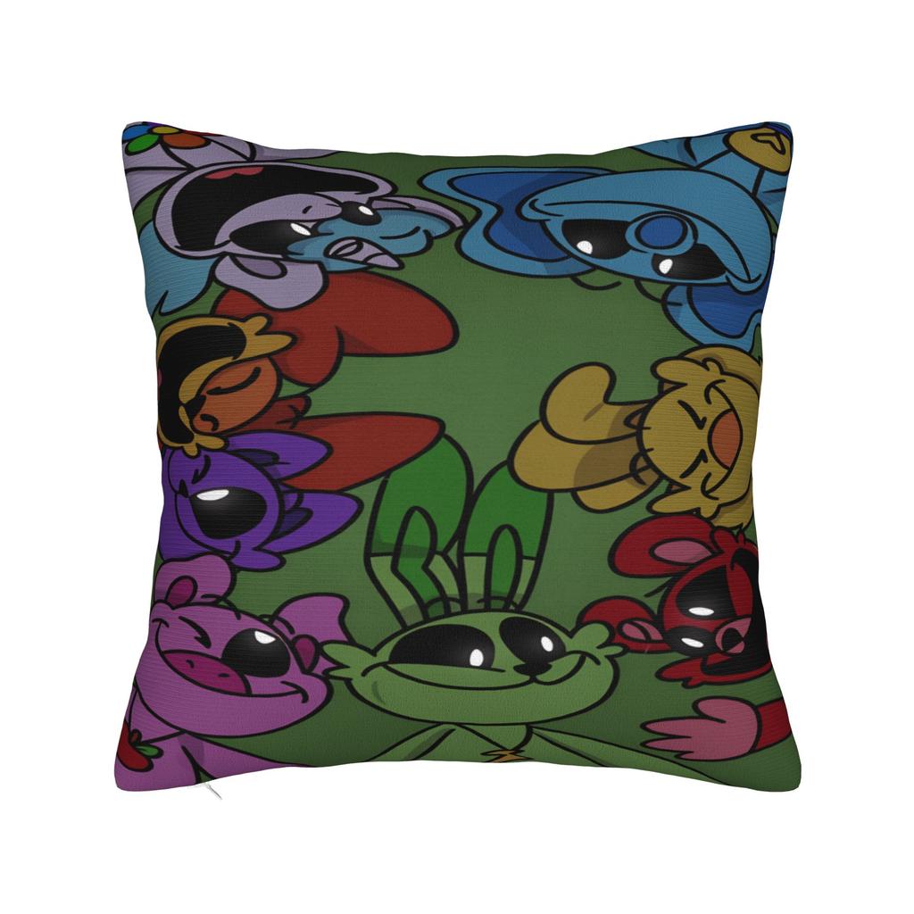 Cartoon Anime S-smiling critters Pillow Case Design Pillow Cover For Living Room Sofa Novelty Cushion Cover