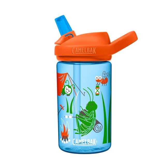 CamelBak Eddy Plus Tritan 400ml Bugs Vacation Water Dishwasher for Kids Kids' Bottle, Lightweight, Compact, Safe,