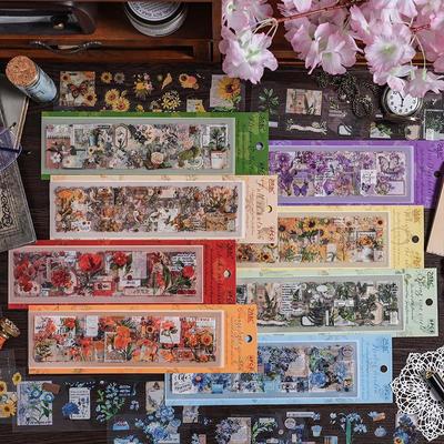 Waterproof Pet Notebook Stickers Pack - Creative Designs for All Seasons