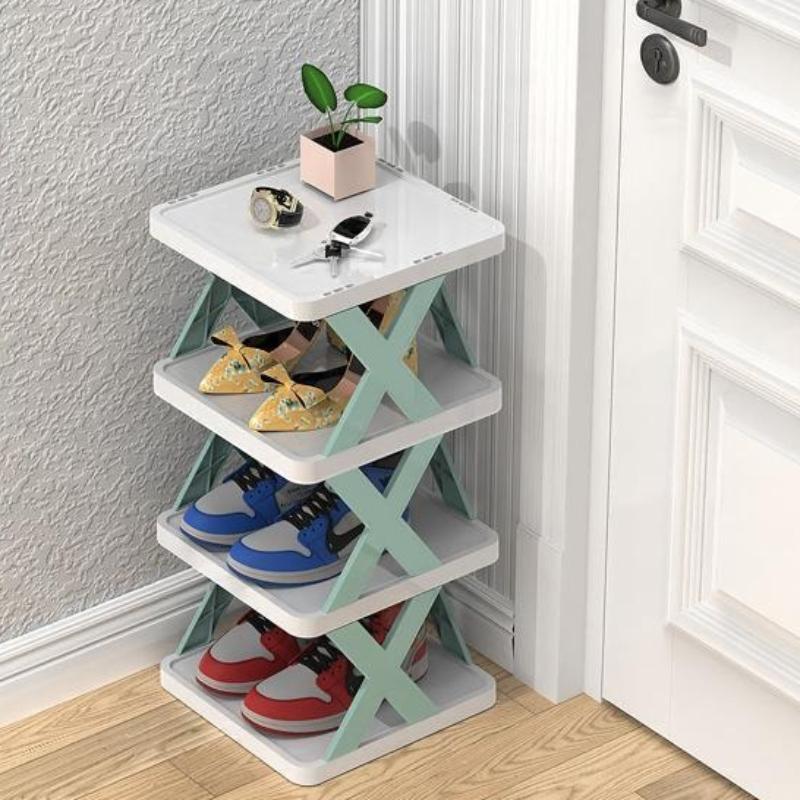 Rafturi pentru încălțăminte Organizator de depozitare Rafturi detașabile pentru pantofi Salvează Raft de uz casnic al familiei Raft cu mai multe straturi Raft simplu pentru pantofi Dulap de culoare