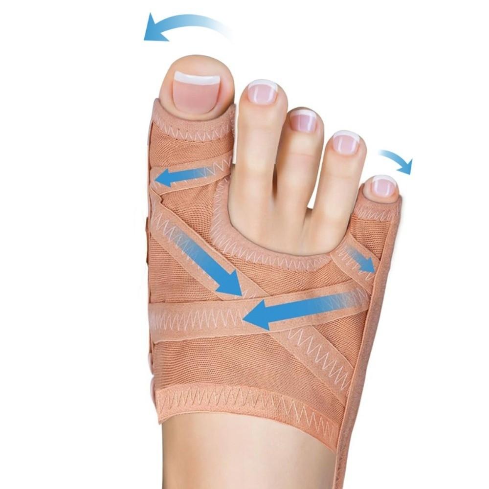 

Adjustable Design Bunion Corrector Breathable Hallux Valgus Corrector Toe Straightener Night Use S