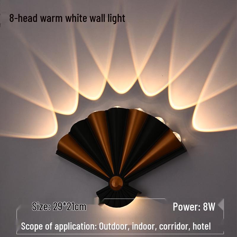 Airplane Series Outdoor Minimalist Wall Light for Villa, Courtyard, Balcony, Corridor, Aisle, or Stairway