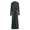Fashion Wind Winter New Women's Clothing Silm Easiest for Match Ruched Decoration Midi Skirt Dress 4661301 529