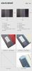 Fog Clear Book Made in Transparent Matte Hardcover Cover Hardcover [aso] Cover, Japan, 46-size, (Off-White/Black, 46-size Size) FG-M241-OW