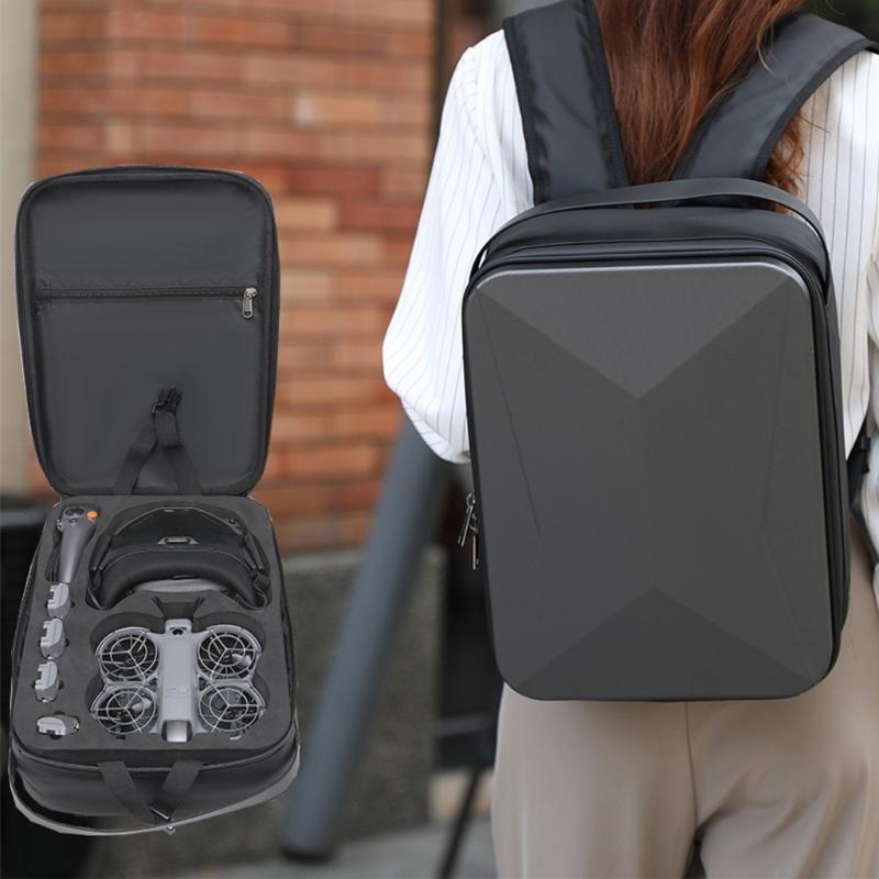 Waterproof Shockproof Hard Shell Backpack for Neo2 Drones Case with Multiple Storage Compartments Ergonomic Design