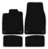 BASIC Black Velour Floor Mats For: Porsche Taycan Sedan (2020-)