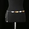 Retro Bohemian Women's Dress Belt: Ethnic Leaf Waist Chain