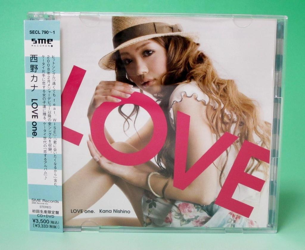 CD KANA NISHINO - Love One. SECL790PROMO SME Records 2009 Japan ObiPop Used