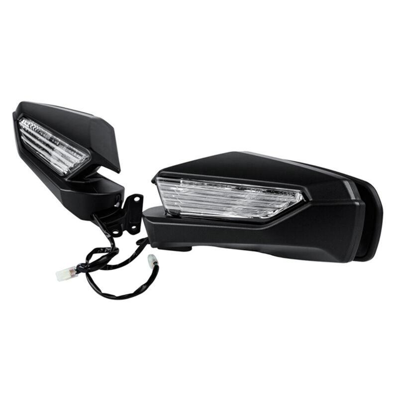 NEW-LED Turn Signal Light Equipped Motorcycle Rearview Mirror Set For Honda Goldwing GL1800 2018-2020 Reversing Side Mirror 1 Pa
