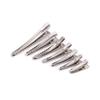 20-50pcs/lot 30/40/45/55/60mm Clips Single Prong Alligat Hairpin With Teeth Blank Setting For DIY Hair Clips Jewelry Making Base