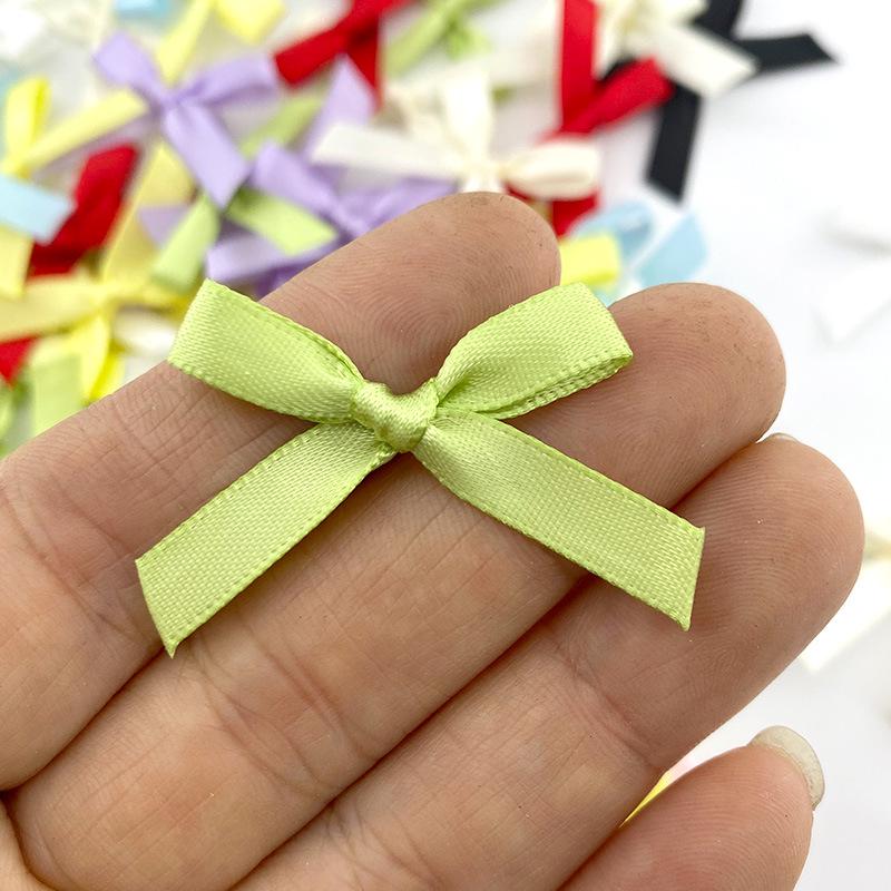 

В наличии 6мм ленточные бантики для ручной работы, DIY, для украшения торта, подарочной коробки