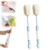 Set de 6 Brossettes de Nettoyage pour Bouteille à Manche Long Brosse Éponge Nouvelle Brosse pour Couvercle d'une Tasse