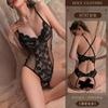 Sexy Lingerie Sexy Lace Seduction Onesie Women's Perspective Uniform Free Pajamas Set
