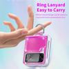 Für Samsung Galaxy Z Flip 4 Luxus Aurora Bunte Hülle mit Ring für Mädchen Frauen Laser Farbverlauf Bling Soft Tpu Anti-Drop Cover