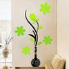 Moderner floraler Wandsticker Elegantes Vasendesign für Wohnzimmer Flur Eingang Heimdekoration