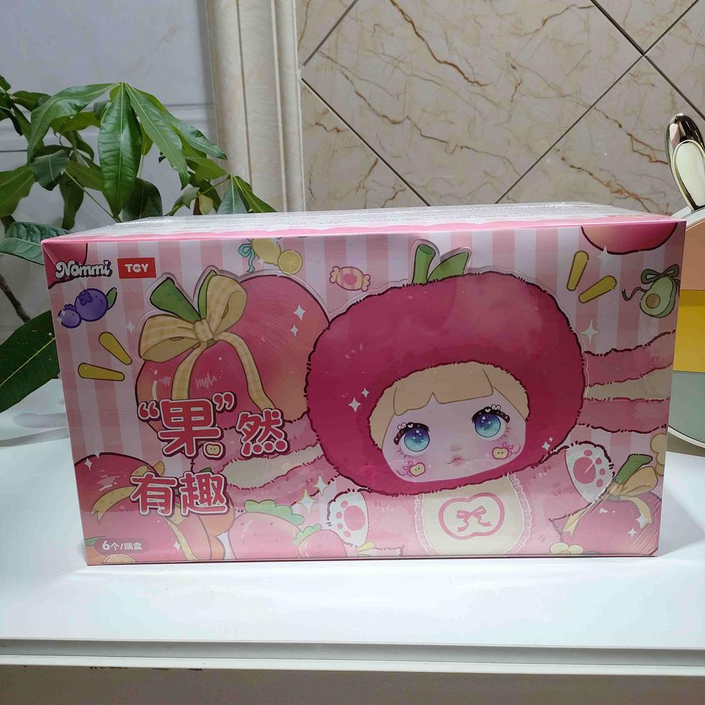2025 New   Nommi Interesting Fruits Series Vinyl Nommi Doll Bag Pendant Surprise Box Toy Birthday Gifts