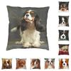 Cavalier King Charles Spaniel Lüks Yastık Örtüsü Ev Dekoratif Köpek Hayvan Yastıkları Kanepe Çift Taraflı Baskı Sandalye Minderi