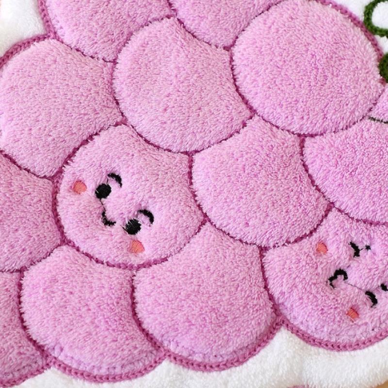 Ovoce Ručník Kuchyňský Absorpční Čisticí Hadřík Závěsný Rychleschnoucí Korálový Fleece Hadřík Koupelnový Květinový Ručník Domácí Potřeby