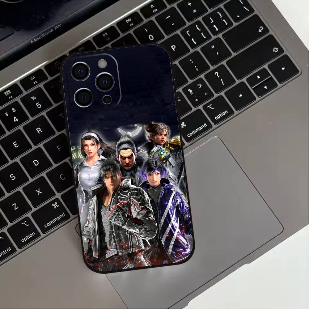 

Game T-Tekken 8 Phone Case For iPhone 17,16,15,14,13,12,11 Plus,Pro Max,XS,Soft Silicone Black Cover iPhone15plus