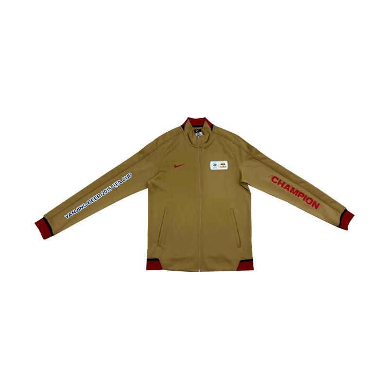 

Nike 2015 Season Jiangsu Suning FA Cup Champion Stand Collar Zipper Color Block Jacket Unisex jackets 807537-723 M