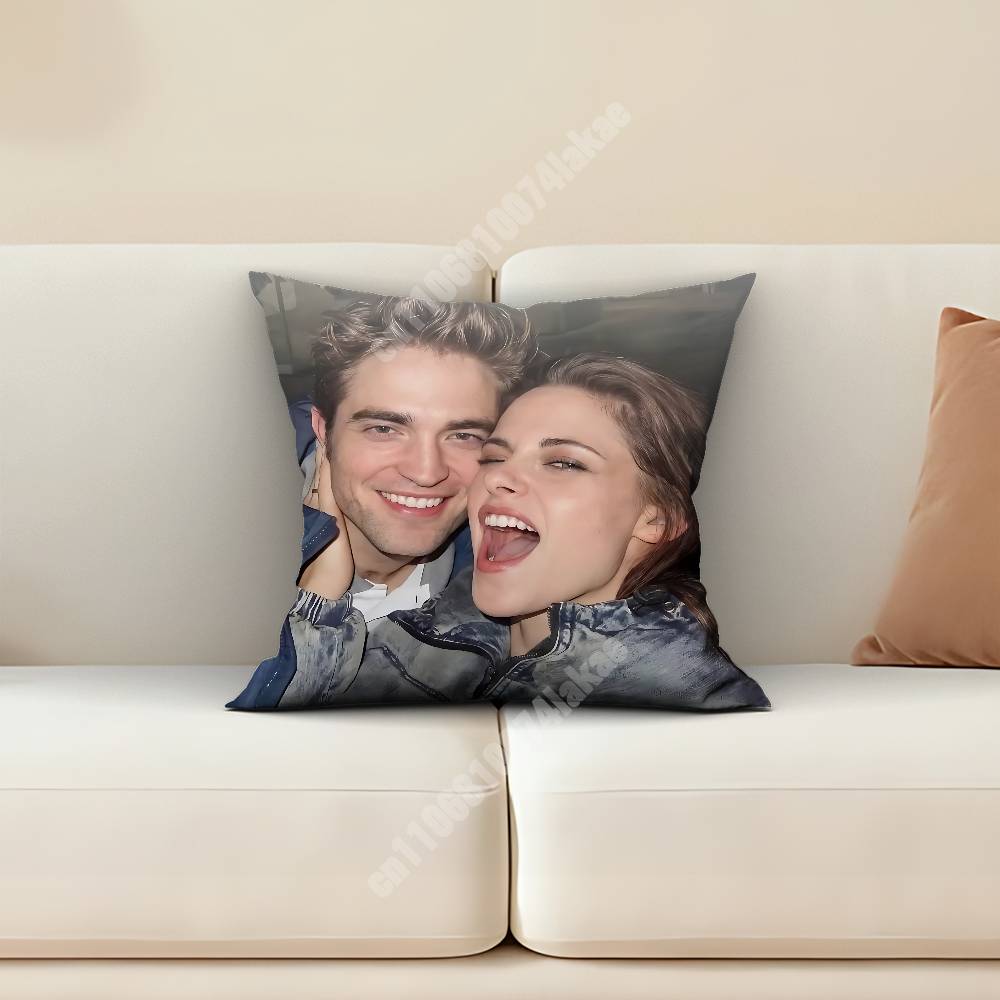 The TTwilight SSaga Bella Edward Jacob Pillow Cover Sofa Couch Cushion Case Home Living Room Decoration