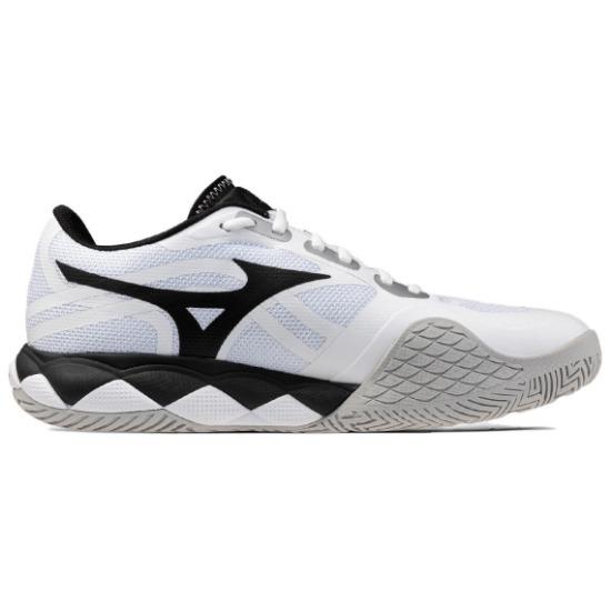 Mizuno Wave Enforce Tour 2 Άνετη Εφαρμογή Απορρόφηση Κραδασμών Ανθεκτικά Παπούτσια Τένις Χαμηλού Προφίλ Unisex Αθλητικό Παπούτσι Λευκό Μαύρο 61GA260009