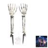 Exquisite Lighted Skeleton Hand Props Handmade Halloween Decorative Lights  Halloween Party