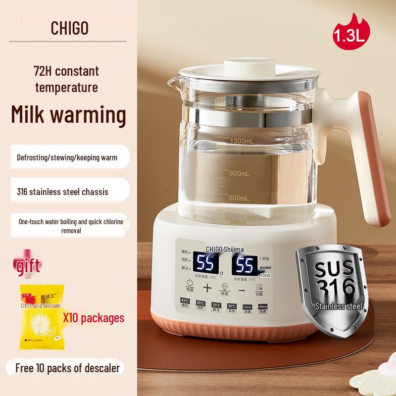 Zhigao Smart Temperature-Controlled Tea Maker & Electric Kettle for Home and Office