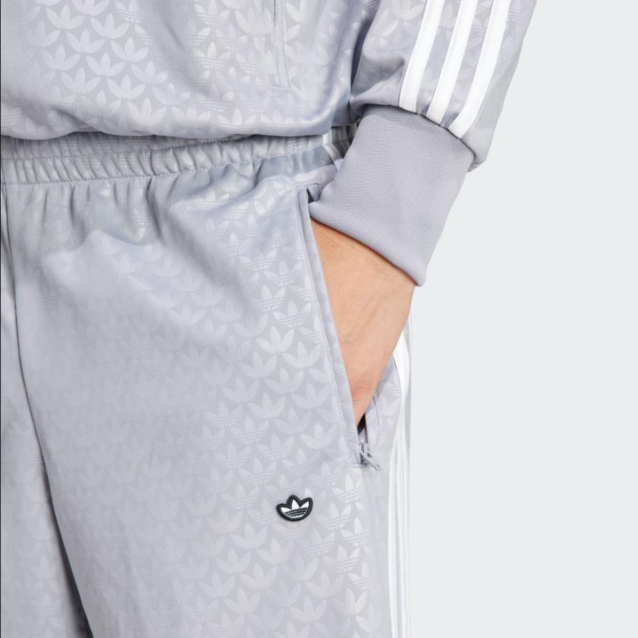 Adidas Originals X Mickey Mouse Co-Branded SS24 Gloves Logo Print Stripe Knit Joggers Men Bottoms Grey IY2276