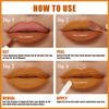Double Head Tear Lip Glaze + Lip Moisturizing Oil, Matte Matte Surface Waterproof, Non-Fading, Non-Sticking Cup Tear Lipstick Lip Gloss