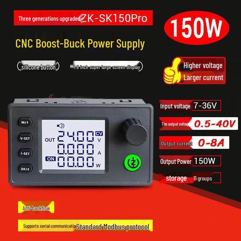 

Rongyu SK150P 150W DC Adjustable Boost-Buck Power Supply