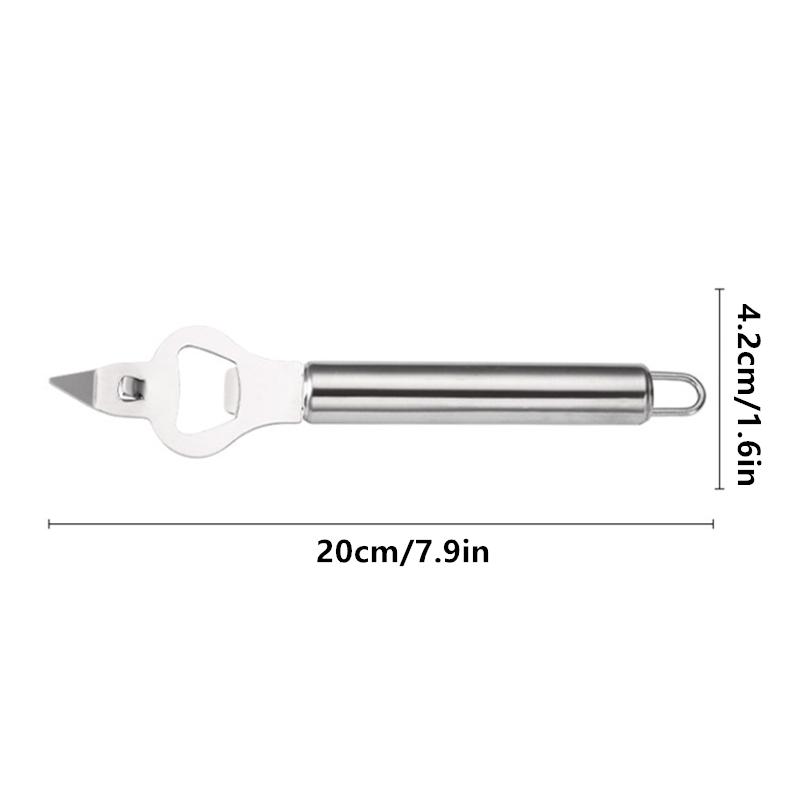 

Multifunction Stainless Steel Long Handle Bottle Beer Opener Manual Tin Jar Can Opener Kitchen Householder Gadgets Accessories