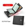 Ultra-Thin Genuine Leather Driver's License Case Men's Small Short Wallets Purses Multi-Slot Credit Bank ID Card Holder Package
