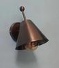 Handmade Brass Wall Sconce: Mid-Century Style Pivot Light