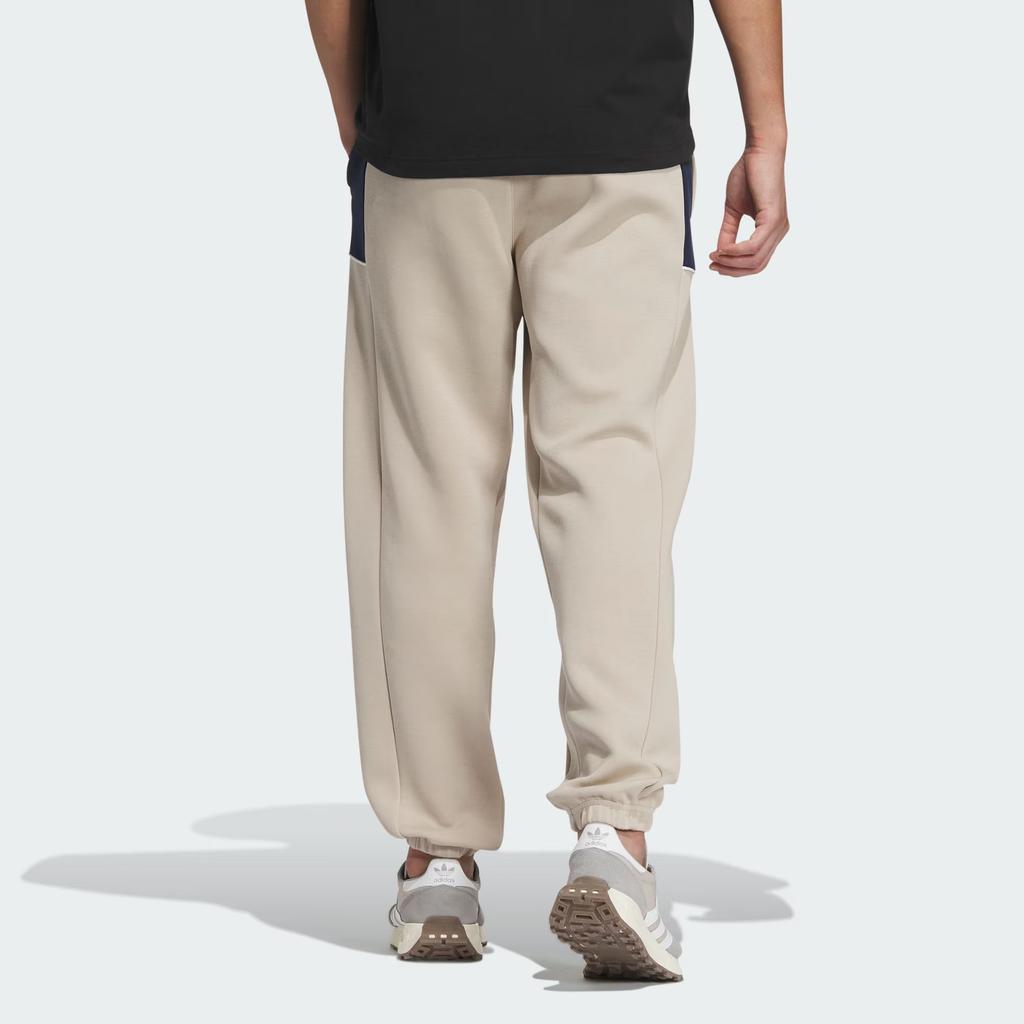 Adidas Originals Rifta Track Pants Color Block Logo Jogger Knit Sports Pants Men Bottoms Light-Brown IZ1541