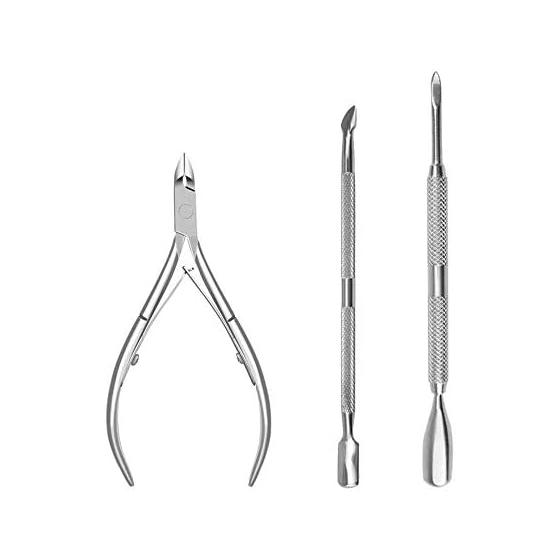 YFFSFDC Cuticle Nipper, Cuticle Pusher, Cuticle Clipper, Nipper Type Nail Clipper, Cuticle Care, Cuticle Treatment, Cuticle Nipper, Beauty Tool Set