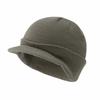 Earflap Short Brim Beanie Cap Thicken Add Plush Lined Hat Fashion Warm Knitted Peaked Cap  Winter